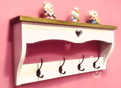 Shabby Chic Coat Hanger